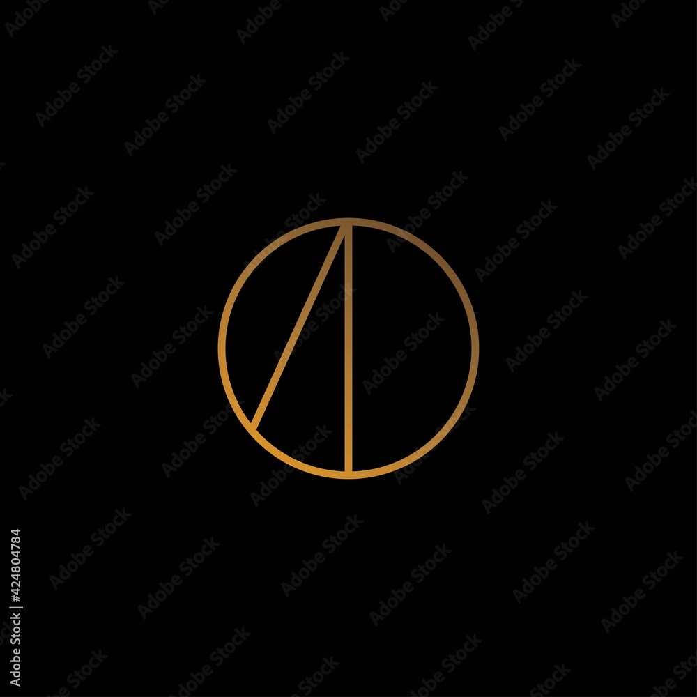 The initials logo letter AD is elegant and luxurious design 1 The initials logo letter AD is elegant and luxurious design 1
