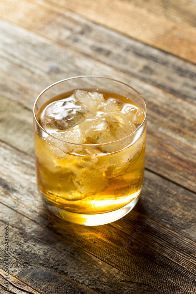 Refreshing Boozy Scotch Godfather Cocktail Refreshing Boozy Scotch Godfather Cocktail