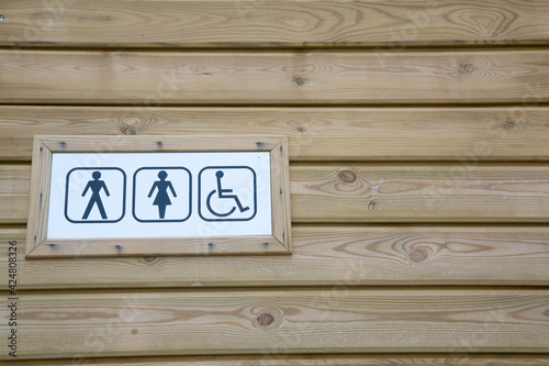Male and Female WC Sign