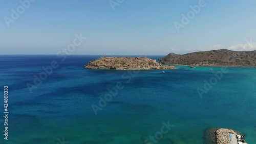 Spinalonga Island in Lasithi Crete Greece