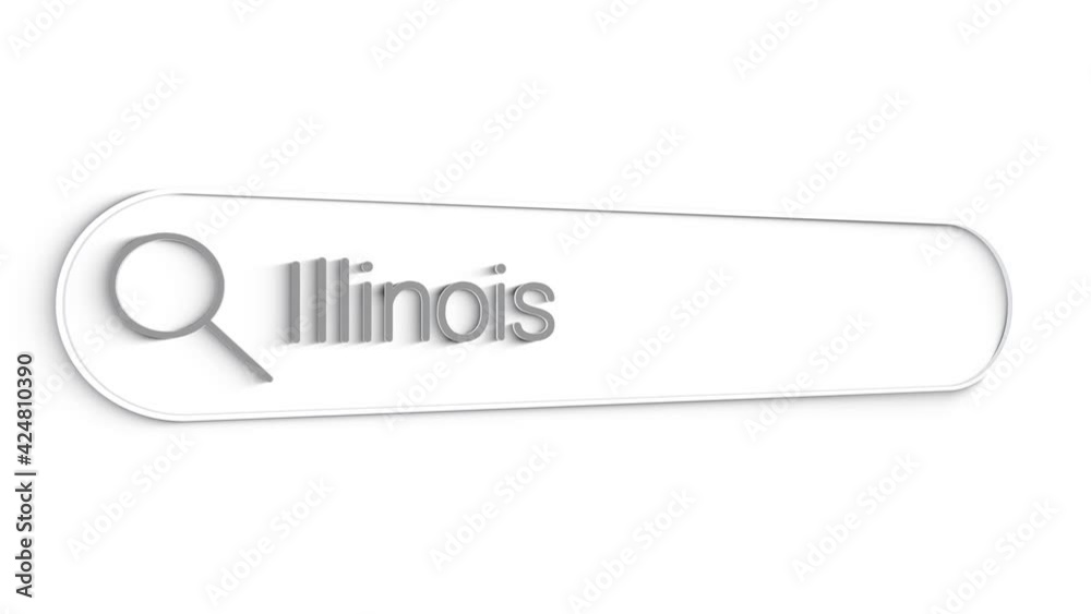 Illinois Search Bar Close Up Single Line Typing Text Box Layout Web Database Browser Engine Concept. Illinois Search Bar Close Up Single Line Typing Text Box Layout Web Database Browser Engine Concept.