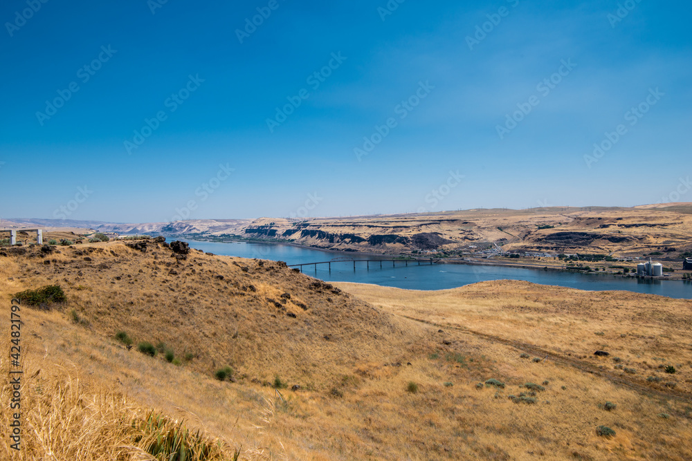Columbia River Valley in Late Summer