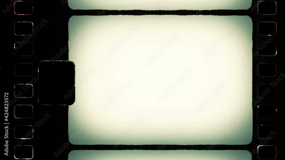 Retro vintage animation frame with vibrating windows and effects for playing digital video in the genre of old film footage. This frame will help you create an imitation of archive films
