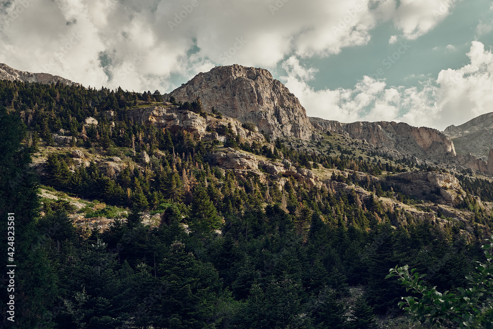 family travel to turkish mountains