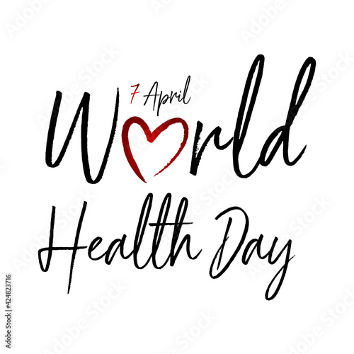 7 april world health day concept design vector illustration © cylnone