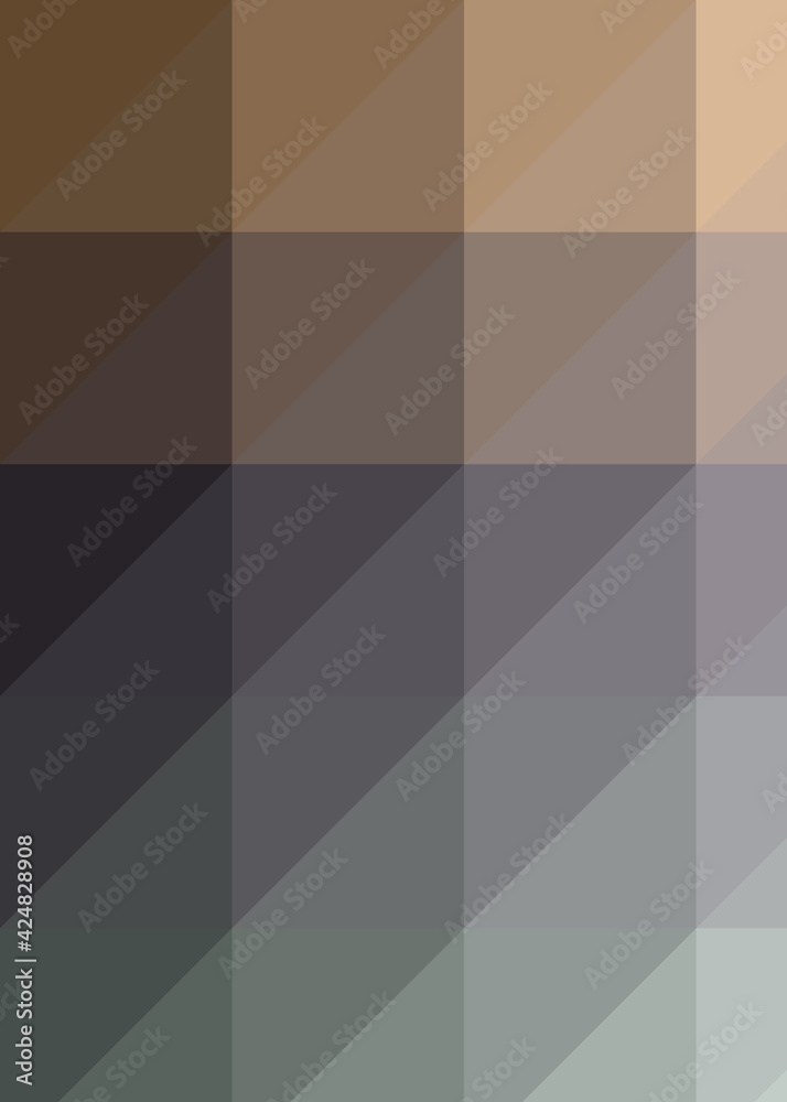 Fototapeta premium Abstract color Low-Polygones Generative Art background illustration