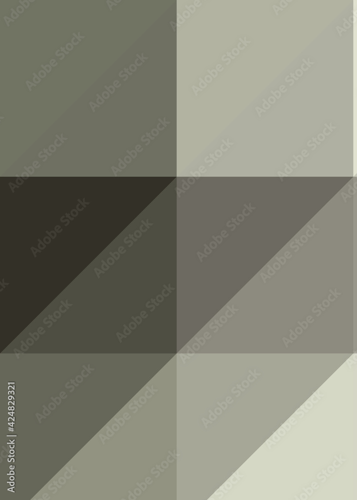 Obraz premium Abstract color Low-Polygones Generative Art background illustration