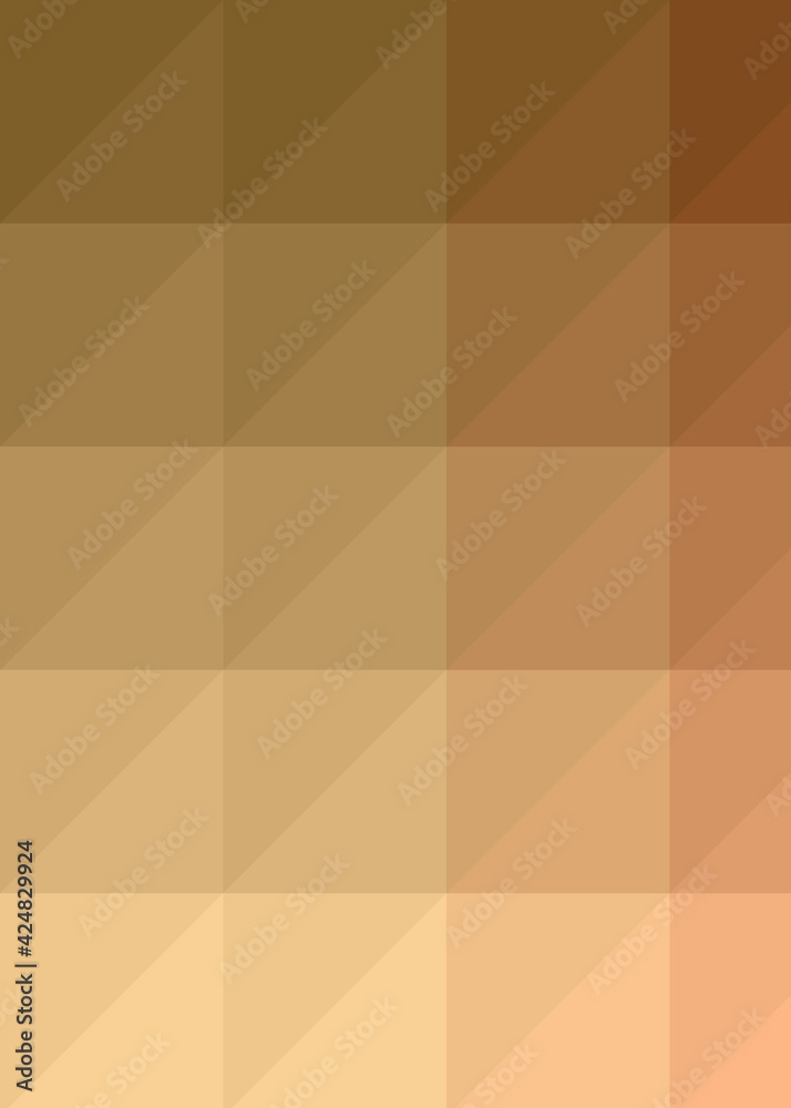 Obraz premium Abstract color Low-Polygones Generative Art background illustration