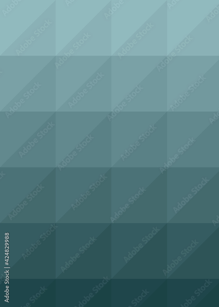 Obraz premium Abstract color Low-Polygones Generative Art background illustration
