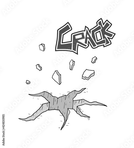 Broken ground illustraiton