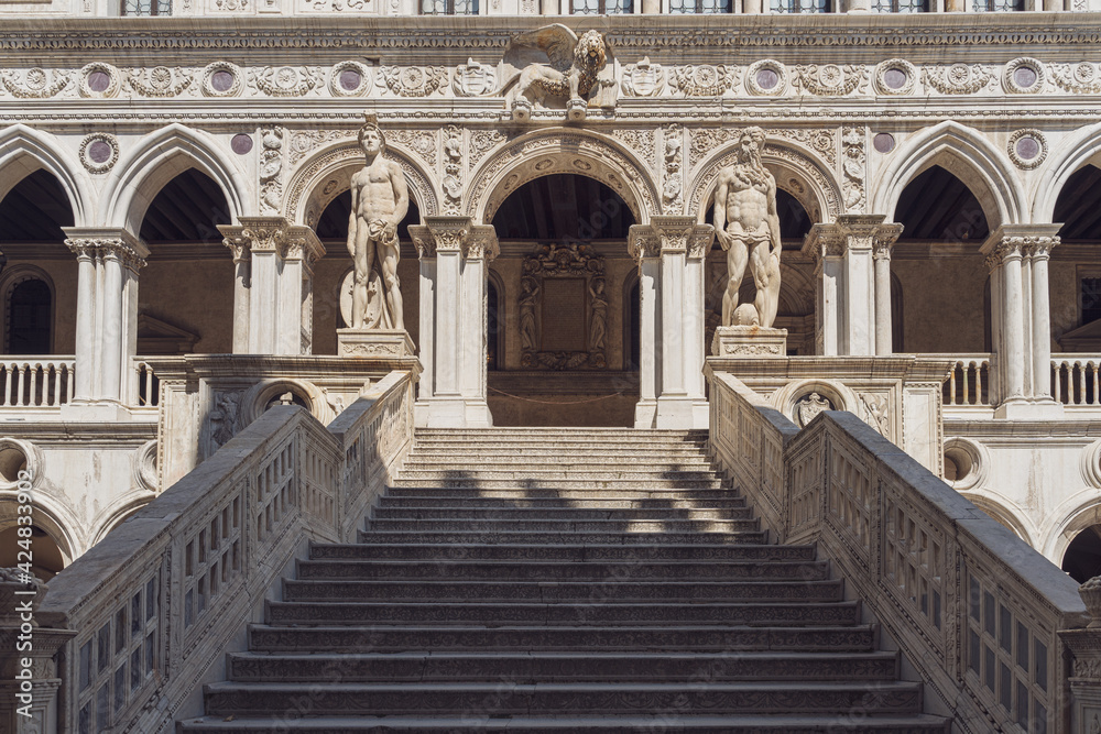 Giant's Stairway of the Doge's Palace, Venice, Italy