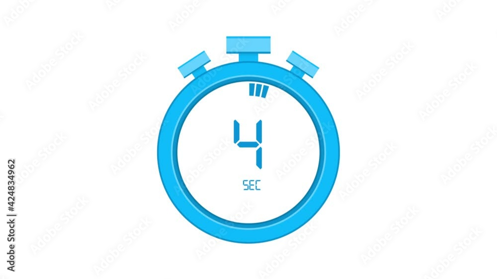 The 20 second, stopwatch icon. Stopwatch icon in flat style, timer on on color background. Motion graphics. The 20 second, stopwatch icon. Stopwatch icon in flat style, timer on on color background. Motion graphics.