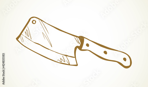 Kitchen cutter. Vector drawing