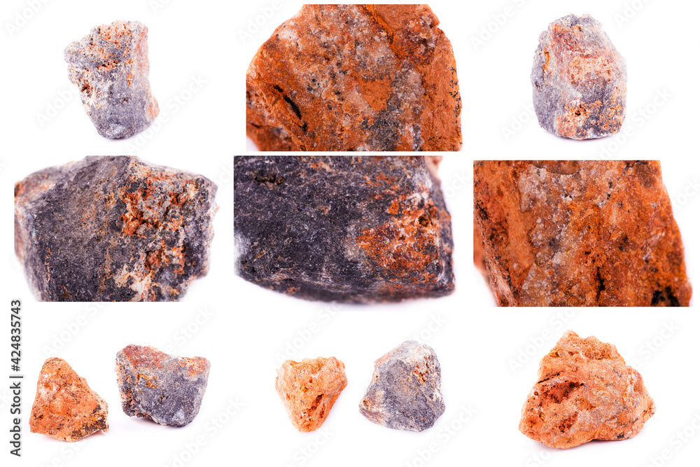 Collection of stone mineral sphalerite Collection of stone mineral sphalerite