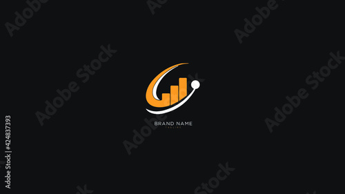 Slika na platnu Alphabet letter Initial G, GG logo vector design, minimal, innovative, creative, symbol, sign, monogram, template, logotype, name, branding for premium business typeface, startup, company etc