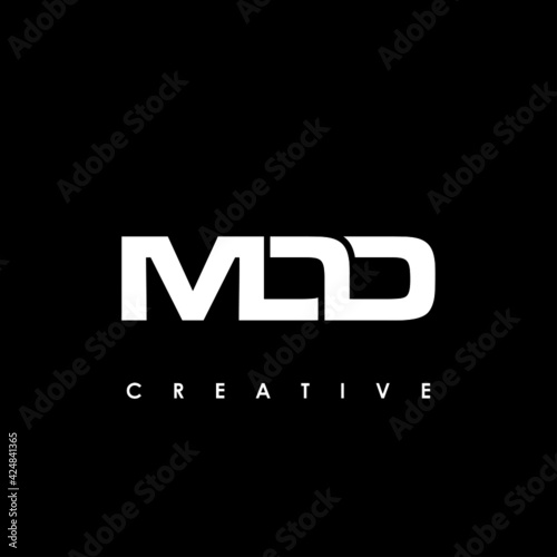 MDD Letter Initial Logo Design Template Vector Illustration
