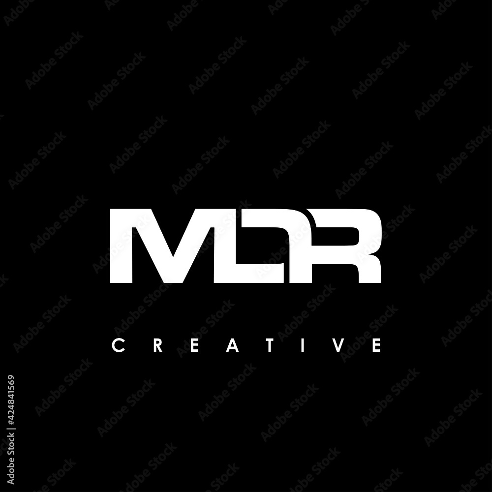 MDR Letter Initial Logo Design Template Vector Illustration