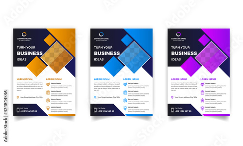 Corporate Modern Business Flyer Template
• Easy to edit
• RGB/CMYK color mode
• A4 Size
• Place your own photo, image, or banding photo
