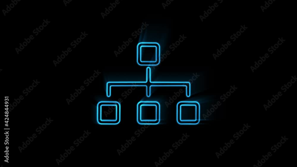 Network on neon sign. Night bright advertisement. Motion graphics. Network on neon sign. Night bright advertisement. Motion graphics.