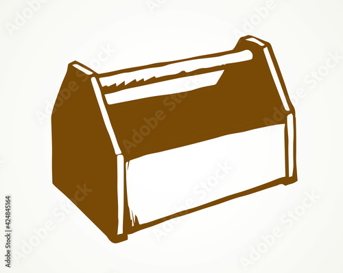 Tool box. Vector drawing