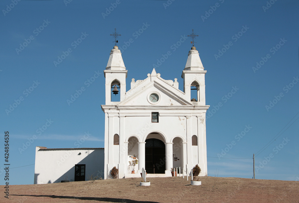 Church in the middle of the field
