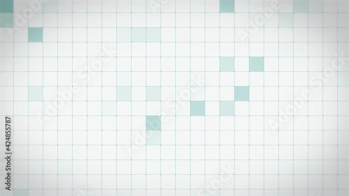 digital grid simple tile background (blue grid on white base)