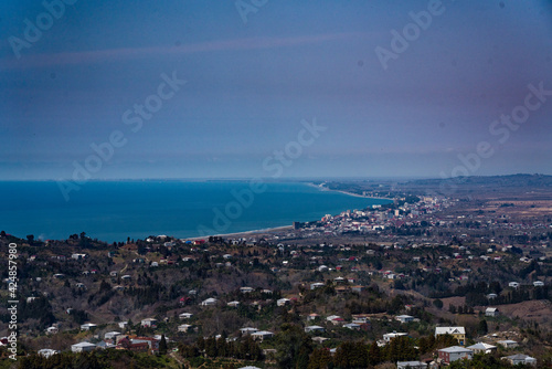 view of the city of Kobuleti  Adjara  Georgia