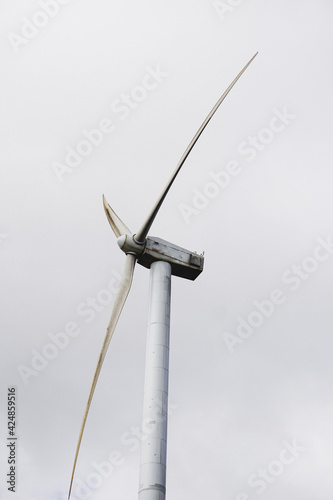 Wind turbine generating energy