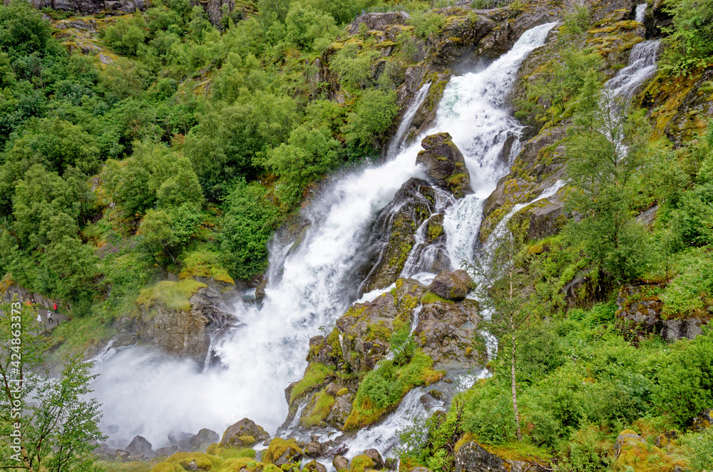 Norway - Jostedalsbreen National Park - Waterfall Norway - Jostedalsbreen National Park - Waterfall