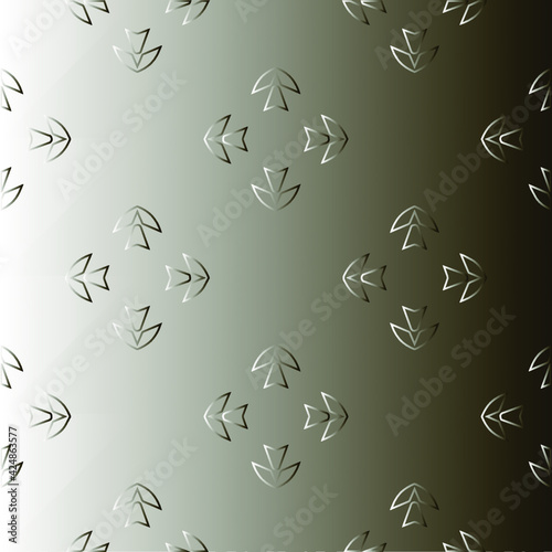  Pattern with a black-and-white gradient . Abstract metallic background 