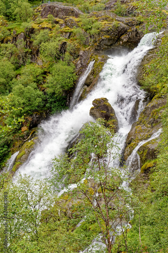 Norway - Jostedalsbreen National Park - Waterfall Norway - Jostedalsbreen National Park - Waterfall