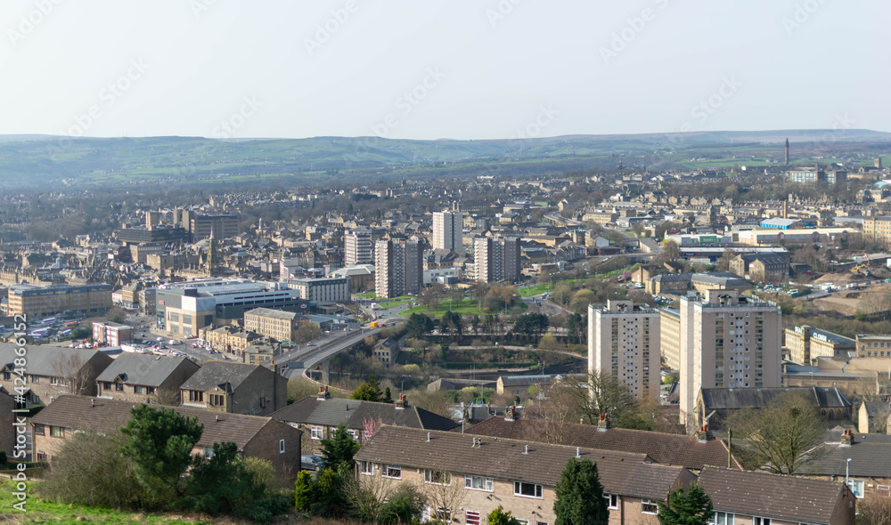 View of Halifax in West Yorkshire
