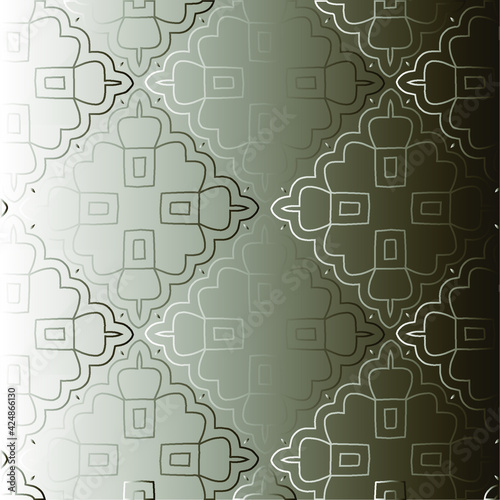  Pattern with a black-and-white gradient . Abstract metallic background 