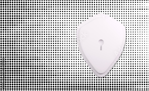 keyhole as lock 3d-illustra...