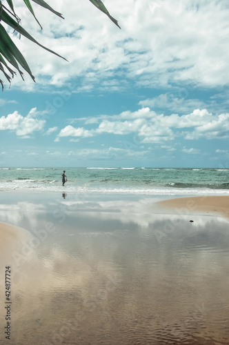 person on the beach