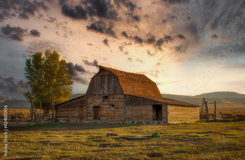 old abandoned barn