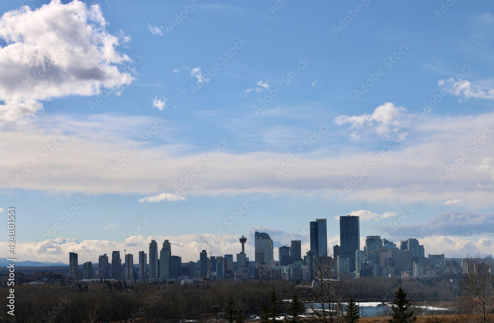 Calgary skyline , south view