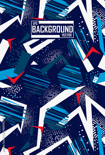Abstract background with sport pattern, para leggings