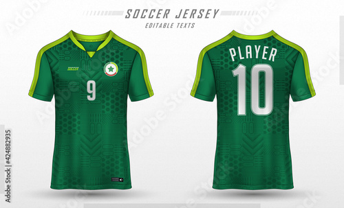 Soccer jersey template sport t shirt design