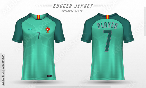 Soccer jersey template sport t shirt design