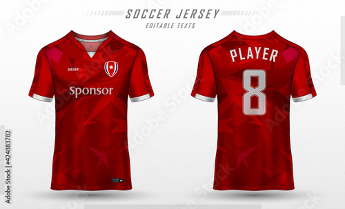 Soccer jersey template sport t shirt design