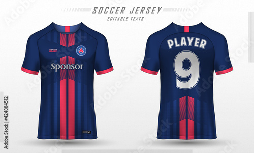 Soccer jersey template sport t shirt design