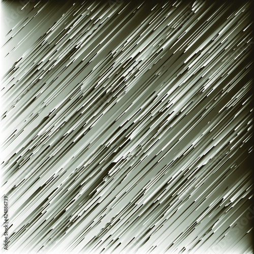 Diagonal non-smooth metal lines . Pattern with a black-and-white gradient . Abstract metallic background