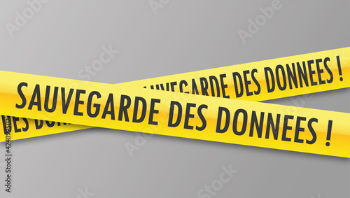 Logo sauvegarde des données.