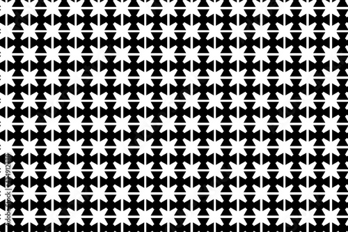 Patrón de cruces negras ordenadas en vertical y horizontal sobre fondo blanco