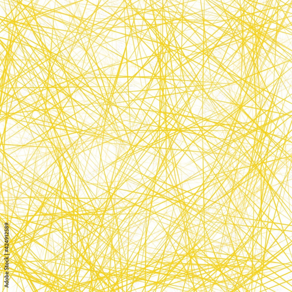 The abstract art design background of Yellow line sketching The abstract art design background of Yellow line sketching