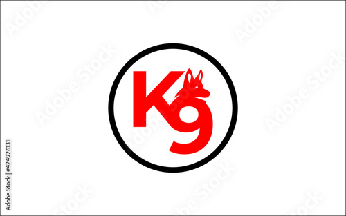 Illustration vector graphic of dog training concept logo design template