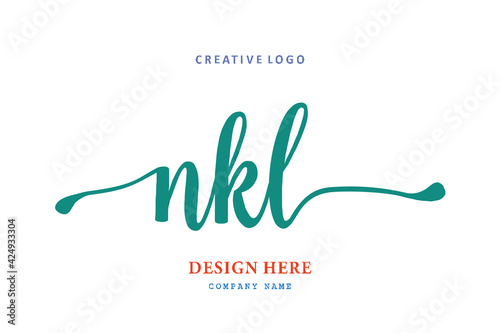 NKL lettering logo is simple, easy to understand and authoritative