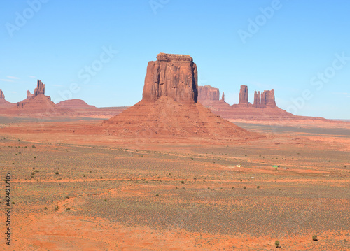 East Mitten butte from Artist's Point, Monument Valley, Arizona