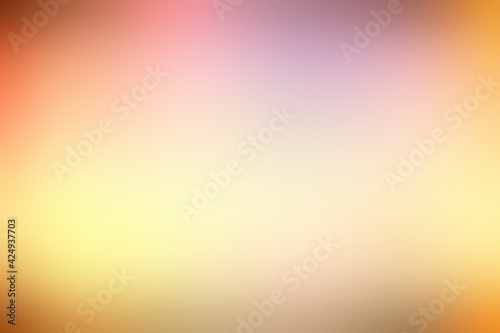 Yellow orange lilac gradient formless blur background.